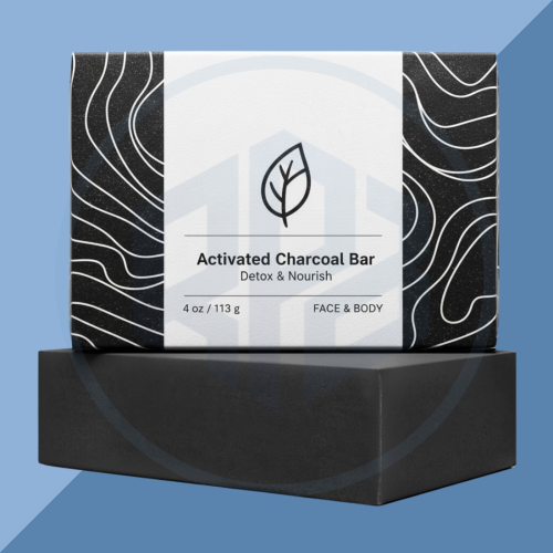 Black Soap Packaging Boxes