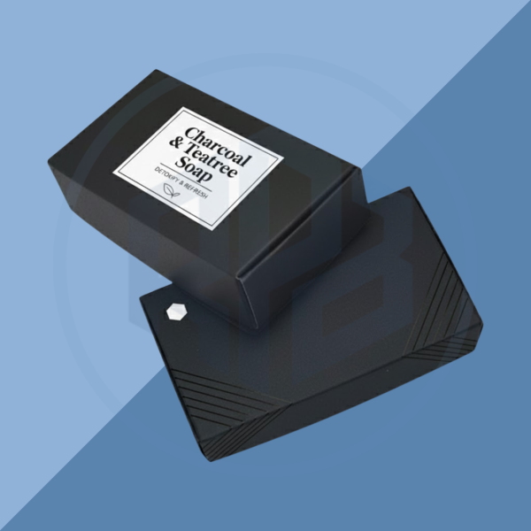 Black Soap Packaging Boxes (4) Black Soap Packaging Boxes