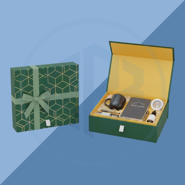 Hinged Lid Corporate Gift Set Boxes (5) Hinged Lid Corporate Gift Set Packaging Boxes