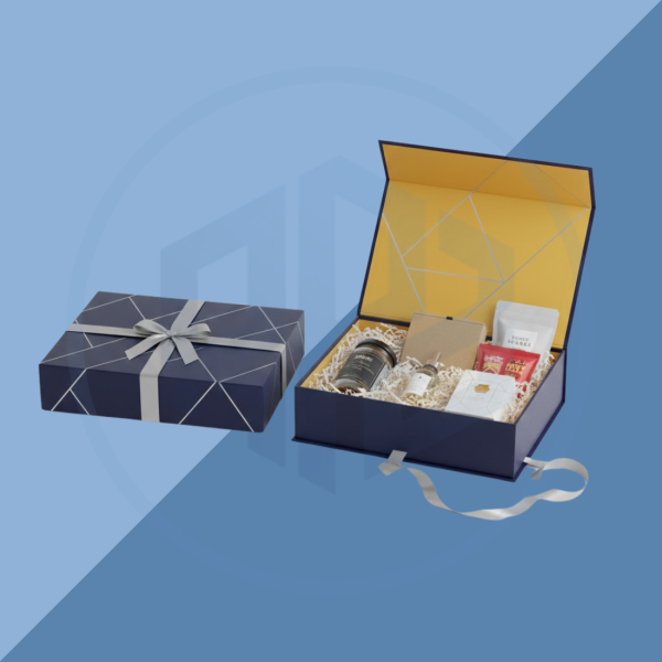 Hinged Lid Corporate Gift Set Boxes (6) Hinged Lid Corporate Gift Set Packaging Boxes