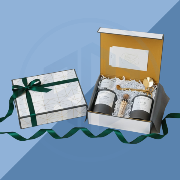 Hinged Lid Corporate Gift Set Boxes (7) Hinged Lid Corporate Gift Set Packaging Boxes