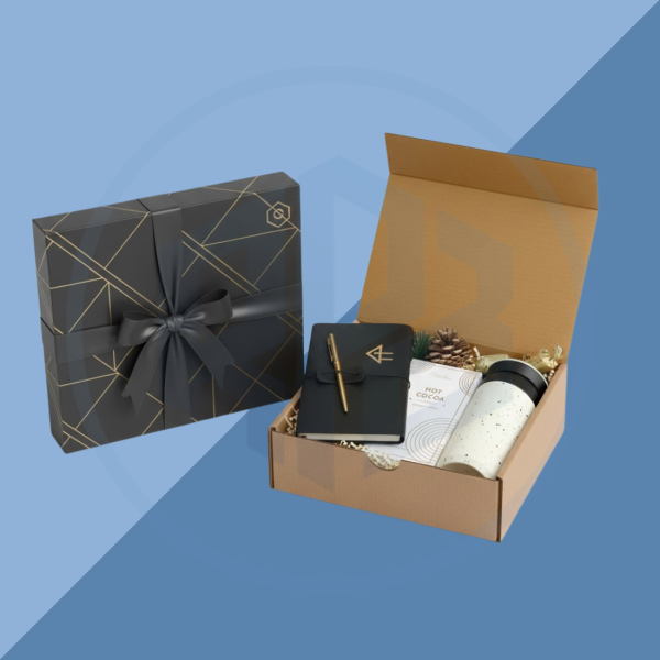 Hinged Lid Corporate Gift Set Boxes (8) Hinged Lid Corporate Gift Set Packaging Boxes