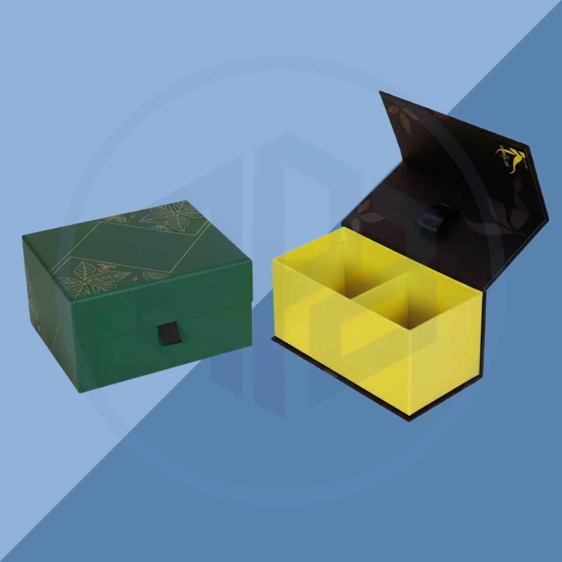 Hinged Lid Retail Presentation Packaging Boxes