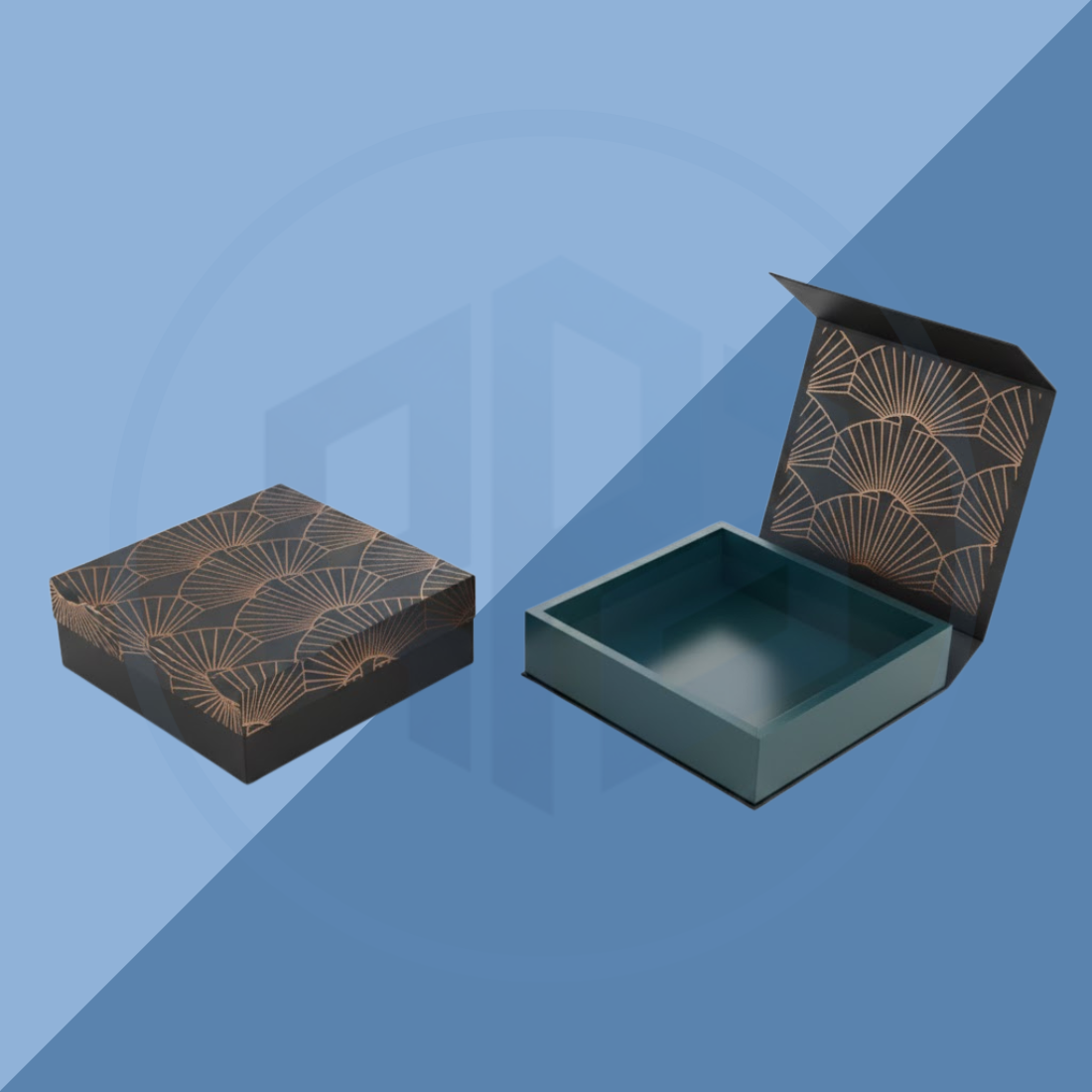 Hinged Lid Retail Presentation Packaging Boxes