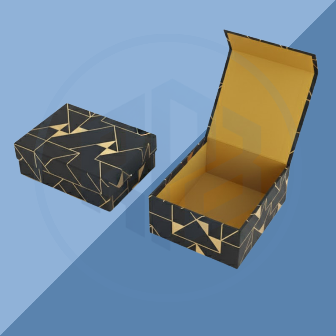 Hinged Lid Retail Presentation Packaging Boxes