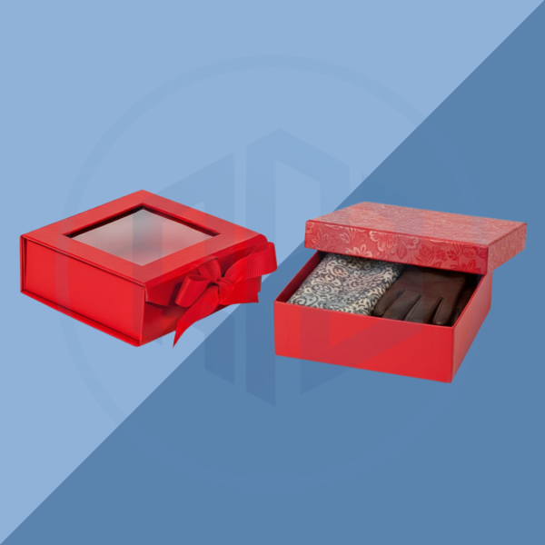Rigid Apparel Gift Packaging Boxes with Window