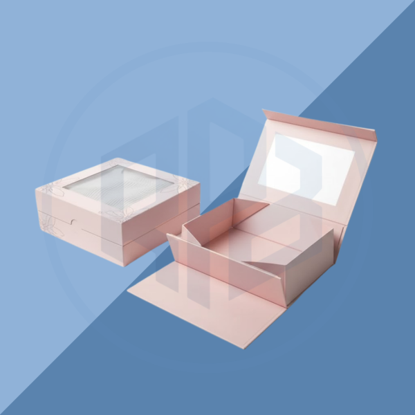Rigid Apparel Gift Packaging Boxes with Window