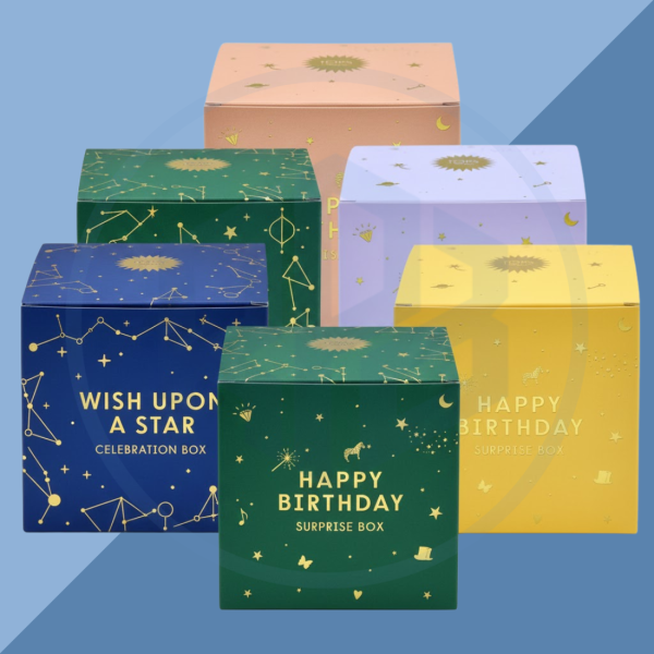 Rigid Birthday Gift Packaging Boxes