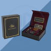 Rigid Book Style Box with Gold Logo