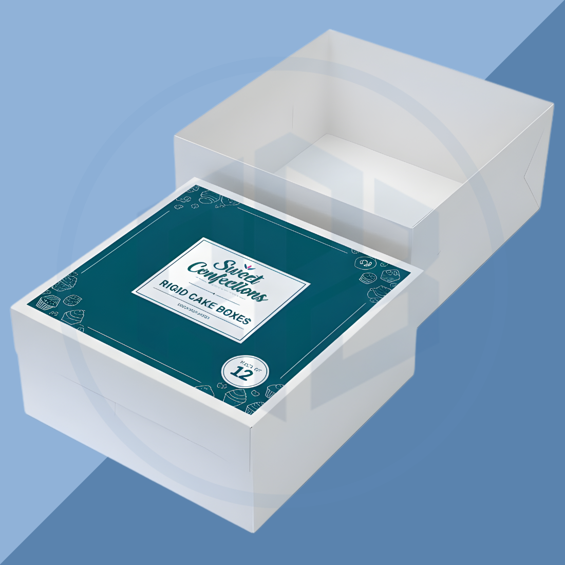 Rigid Cake Packaging Boxes