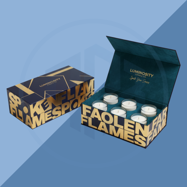 Rigid Candle Packaging Boxes (4) Candle Packaging Boxes