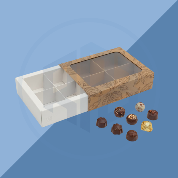 Rigid Chocolate Boxes with Window (10) Rigid Chocolate Packaging Boxes with Window