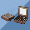 Rigid Chocolate Boxes with Window Rigid Chocolate Packaging Boxes with Window
