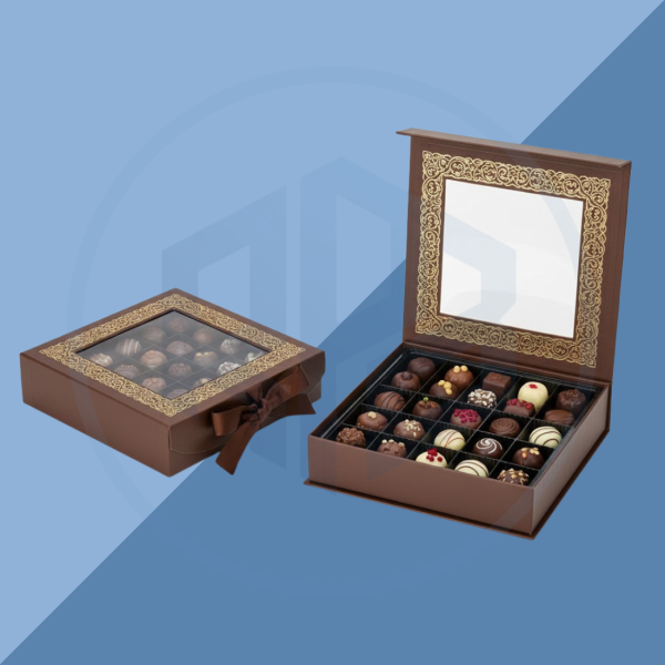 Rigid Chocolate Boxes with Window Rigid Chocolate Packaging Boxes with Window