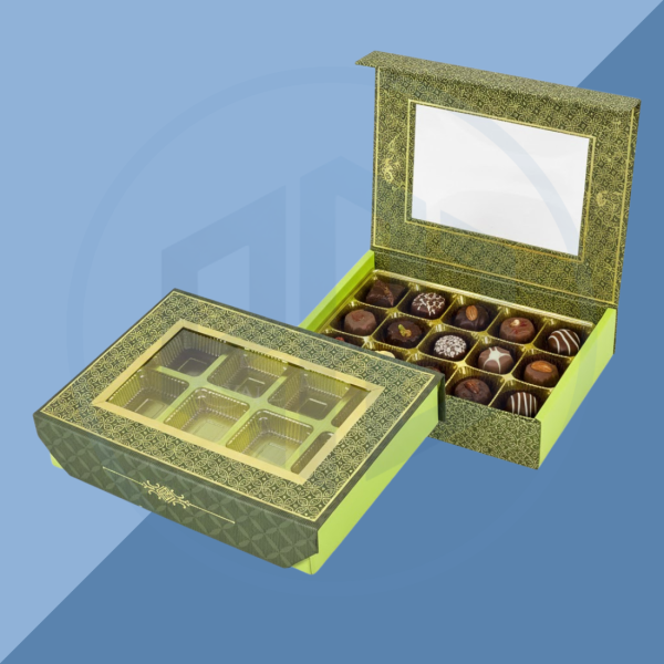 Rigid Chocolate Boxes with Window (9) Rigid Chocolate Packaging Boxes with Window