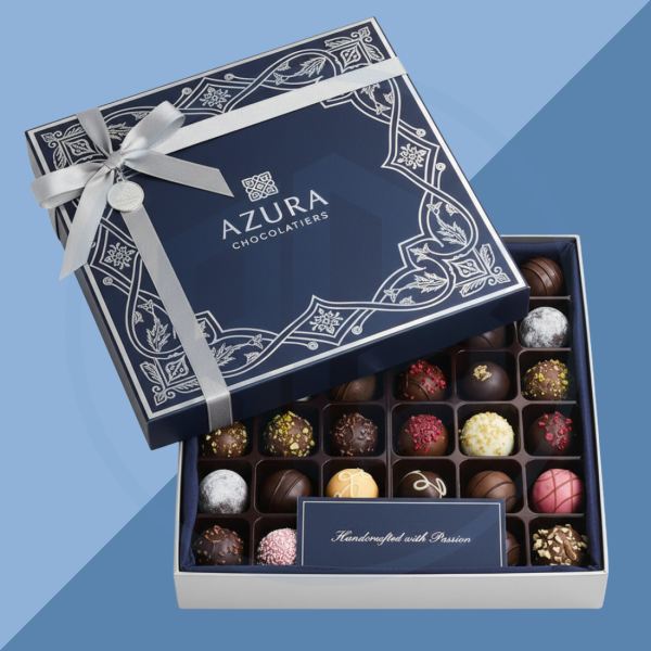 Rigid Chocolate Two-Piece Boxes (3) Chocolate Two-Piece Boxes