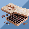 Rigid Chocolate Two-Piece Boxes (4) Chocolate Two-Piece Boxes