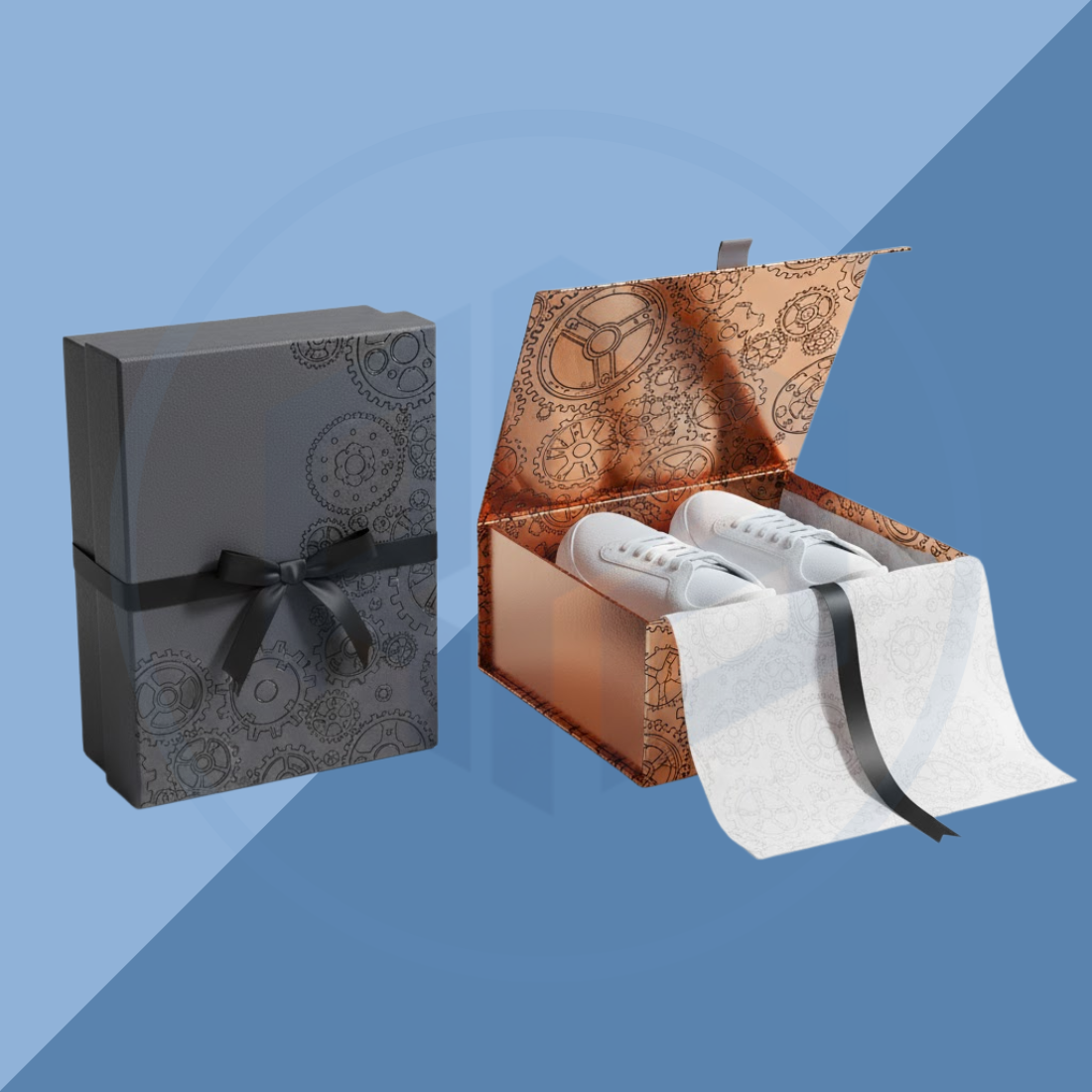 Rigid Collapsible Shoe Packaging Boxes