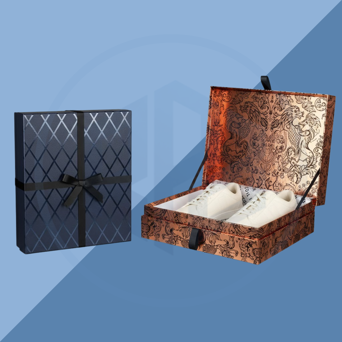 Rigid Collapsible Shoe Packaging Boxes