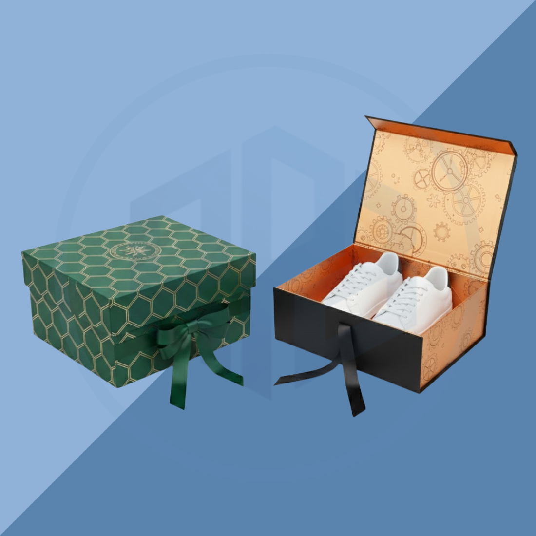 Rigid Collapsible Shoe Packaging Boxes