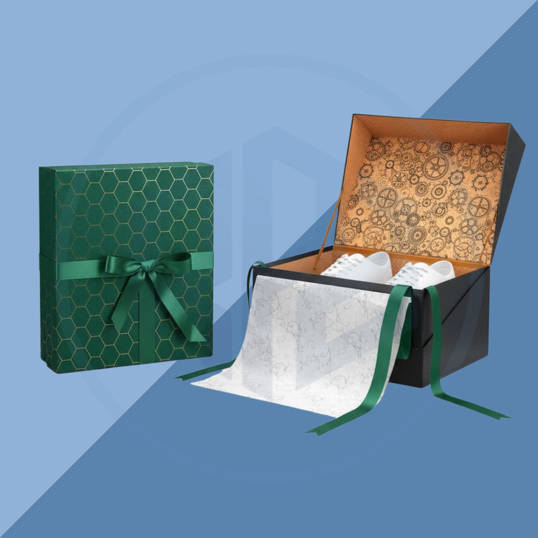 Rigid Collapsible Shoe Packaging Boxes