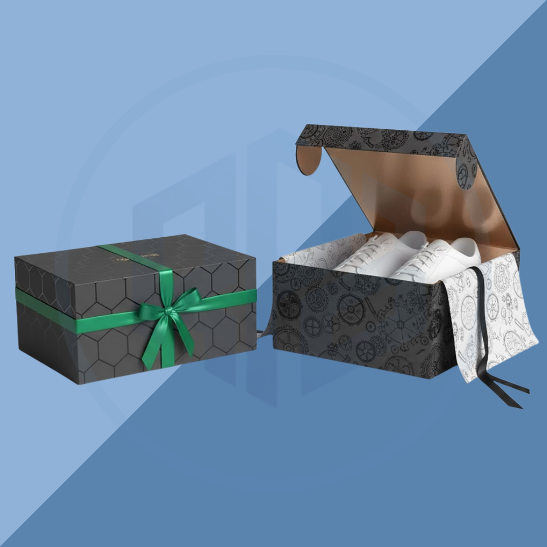 Rigid Collapsible Shoe Packaging Boxes