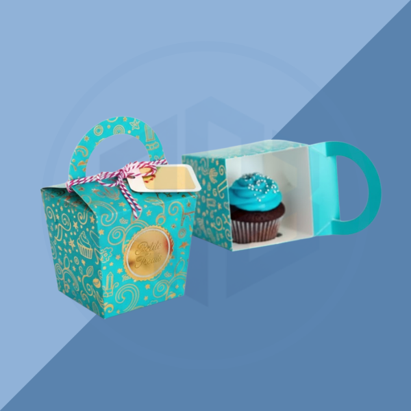 Rigid Cupcake Packaging Boxes