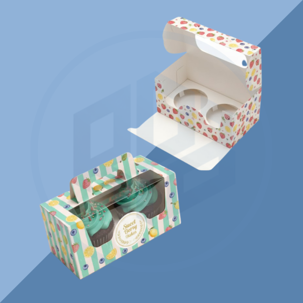 Rigid Cupcake Packaging Boxes