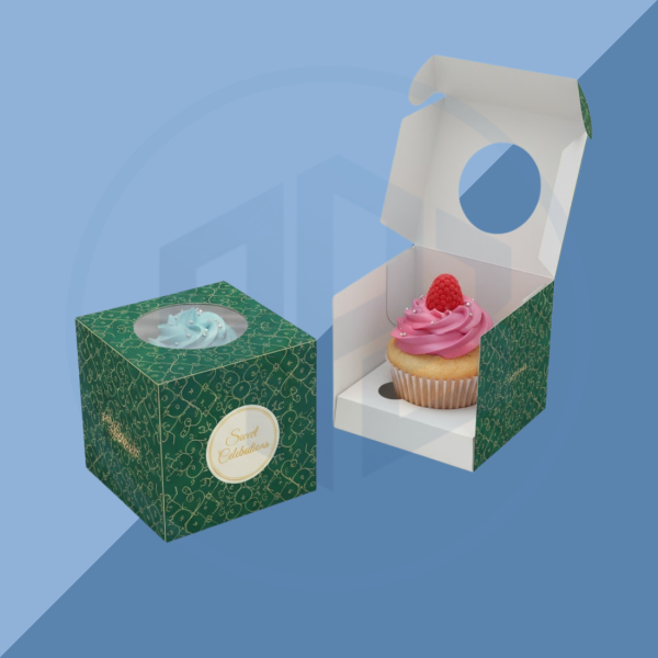 Rigid Cupcake Packaging Boxes