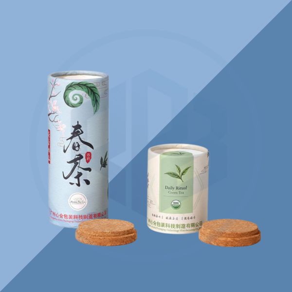 Rigid Cylinder Tea Packaging Boxes