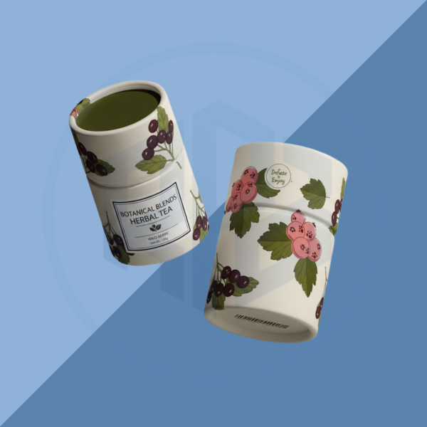 Rigid Cylinder Tea Packaging Boxes