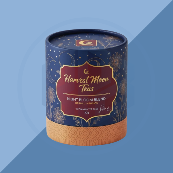 Rigid Cylinder Tea Packaging Boxes