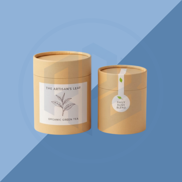 Rigid Cylinder Tea Packaging Boxes