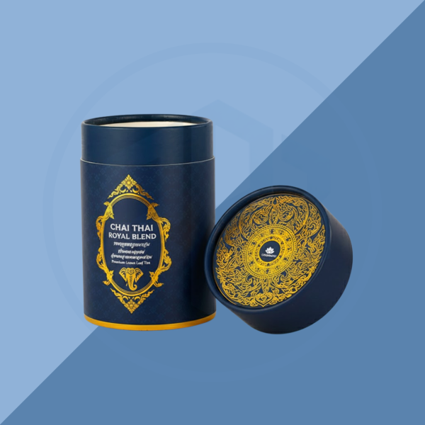 Rigid Cylinder Tea Packaging Boxes