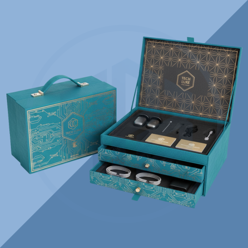 Rigid Double Drawer Luxury Boxes