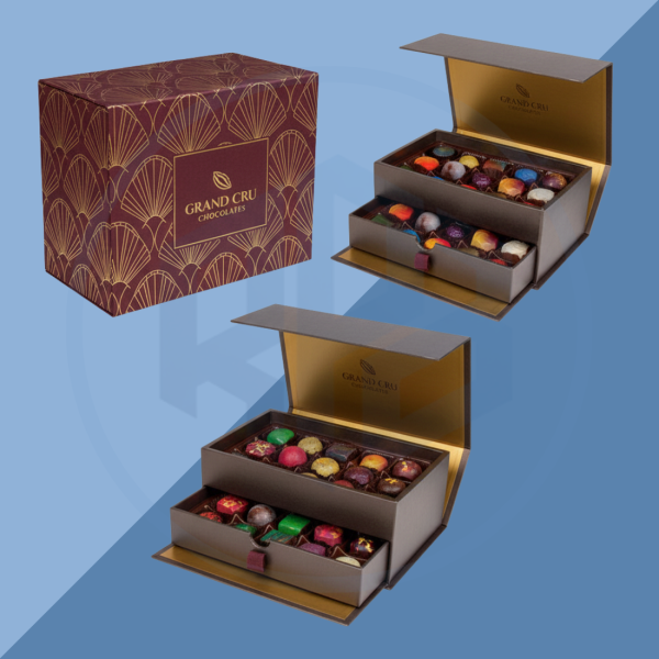 Rigid Double Drawer Luxury Boxes (5) Rigid Double Drawer Luxury Boxes