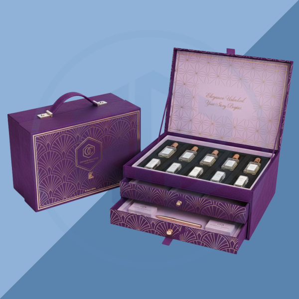 Rigid Double Drawer Luxury Boxes (9) Rigid Double Drawer Luxury Boxes