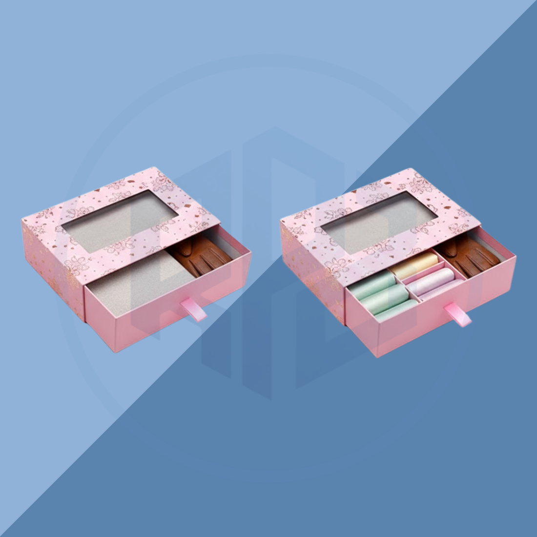 Rigid Drawer Packaging Boxes with Window
