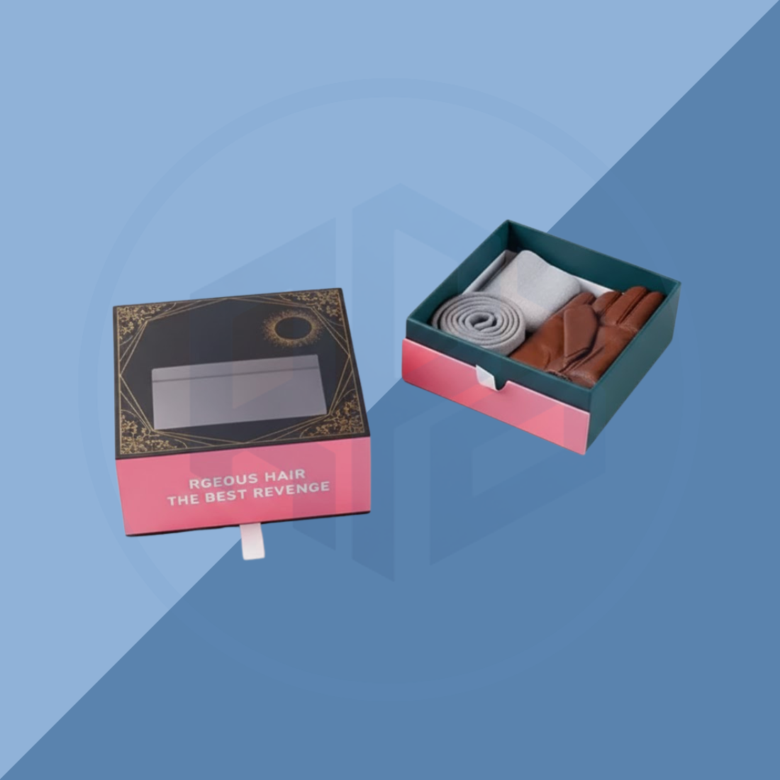 Rigid Drawer Packaging Boxes with Window