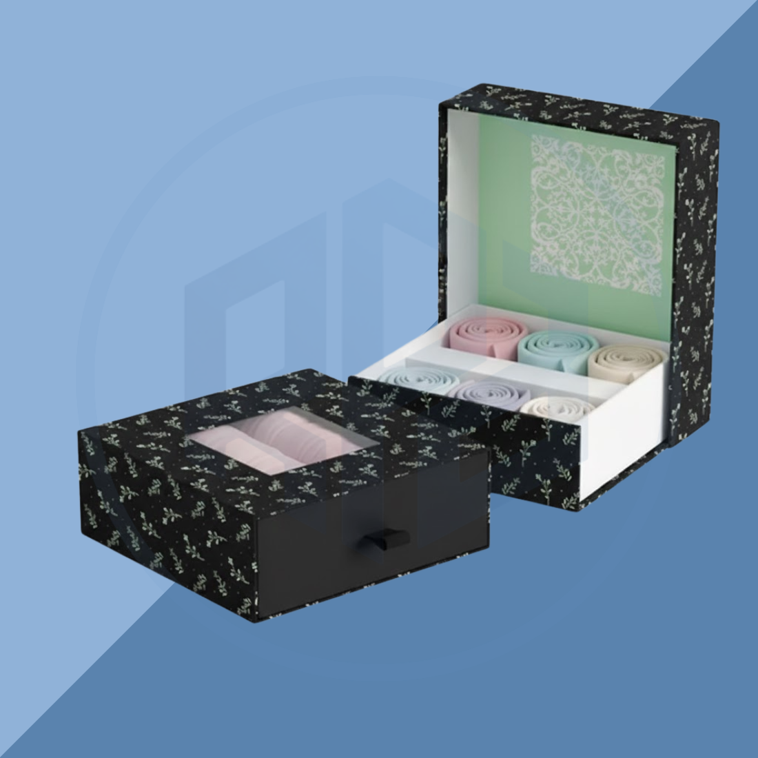 Rigid Drawer Packaging Boxes with Window