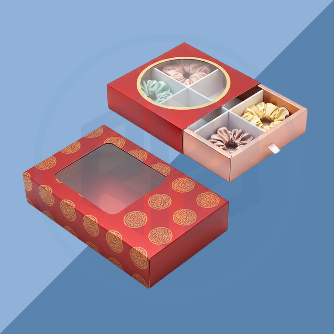 Rigid Drawer Packaging Boxes with Window