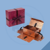 Rigid Foldable Hamper Boxes (3) Rigid Foldable Hamper Packaging Boxes