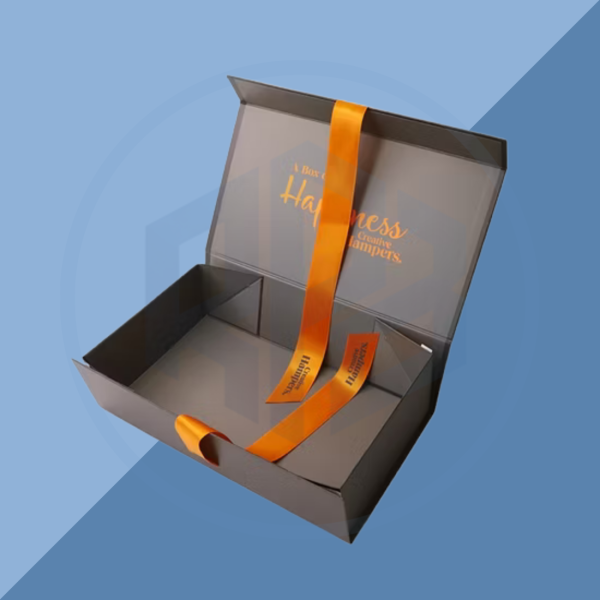 Rigid Foldable Hamper Boxes (6) Rigid Foldable Hamper Packaging Boxes