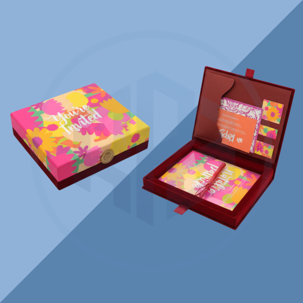 Rigid Hardbound Invitation Boxes (6) Rigid Hardbound Invitation Boxes