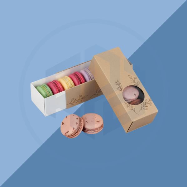 Rigid Macaroon Packaging Boxes with Window