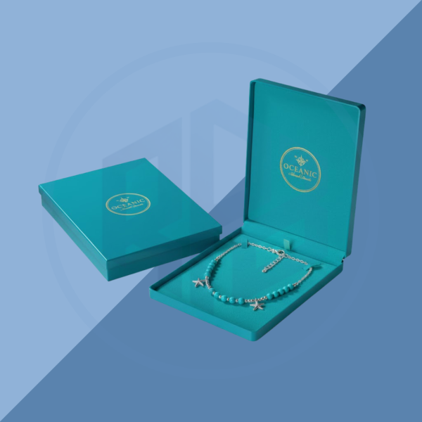 Rigid Neklace Packaging Boxes (2) Rigid Neklace Packaging Boxes