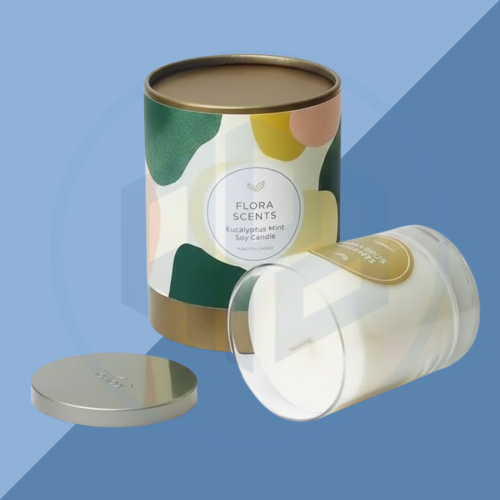 Rigid Paper Tube Candle Packaging Boxes (10) Rigid Paper Tube Candle Packaging Boxes