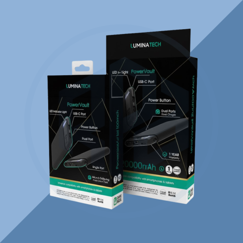 Rigid Power Bank Packaging Boxes (10) Rigid Power Bank Packaging Boxes