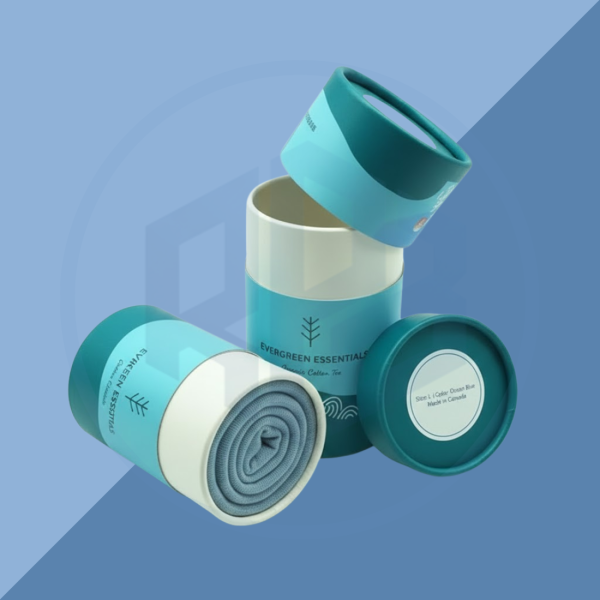 Rigid Round Apparel Packaging Boxes (3) Rigid Round Apparel Packaging Boxes