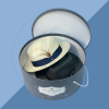 Rigid Round Apparel Packaging Boxes (4) Rigid Round Apparel Packaging Boxes